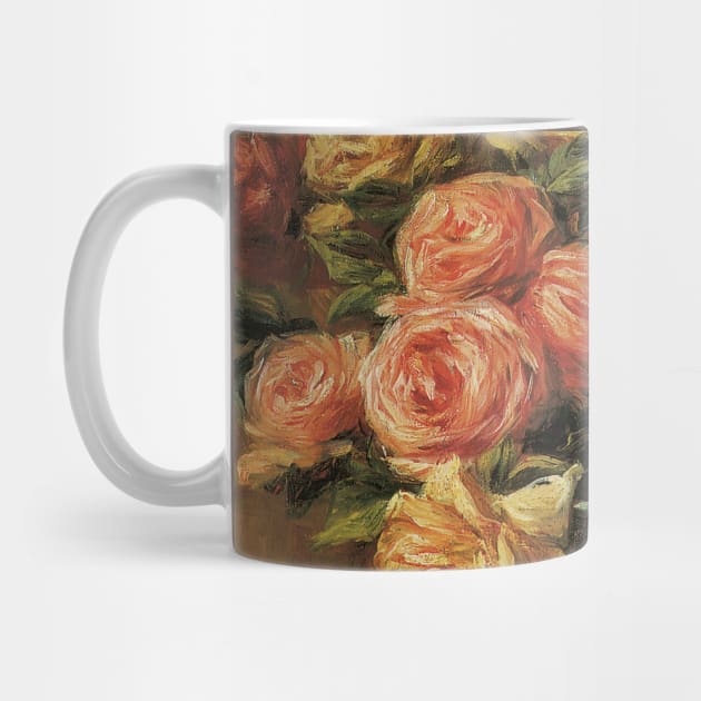 Roses in a Vase by Pierre Renoir by MasterpieceCafe